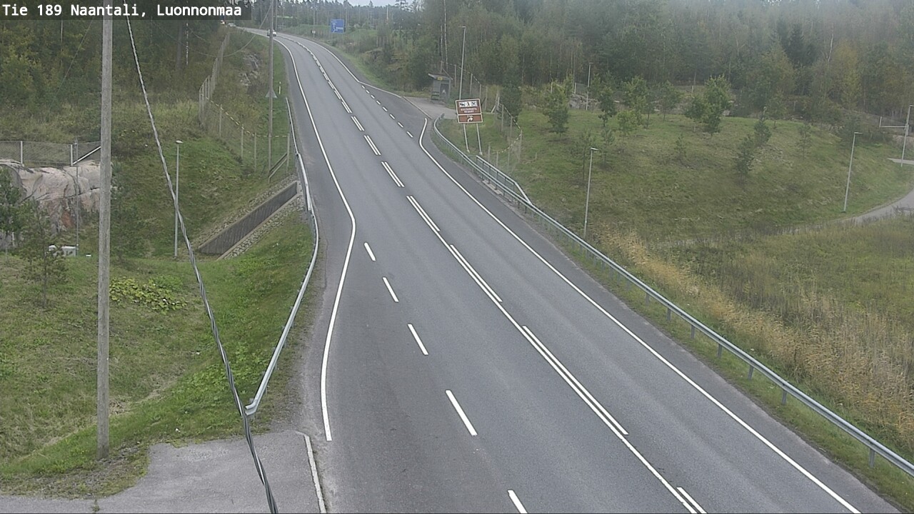 Weather Camera Image Road 189 Naantali, Luonnonmaa, Naantali, Varsinais-Suomi