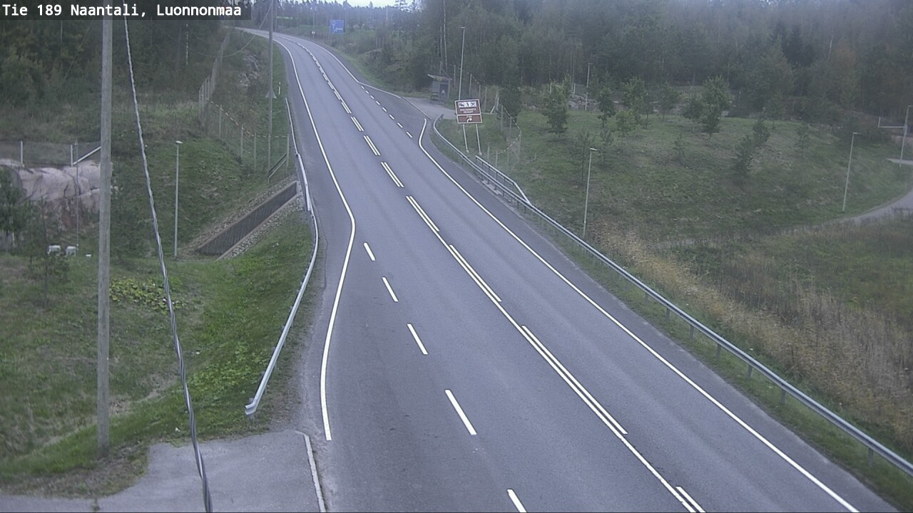 Weather Camera Image Road 189 Naantali, Luonnonmaa, Naantali, Varsinais-Suomi