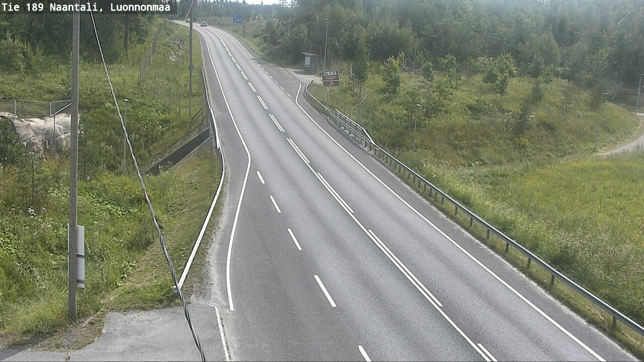 Weather Camera Image Väg 189 Nådendal, Luonnonmaa, Naantali, Varsinais-Suomi