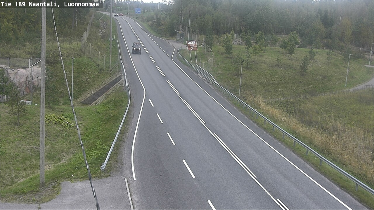 Weather Camera Image Road 189 Naantali, Luonnonmaa, Naantali, Varsinais-Suomi