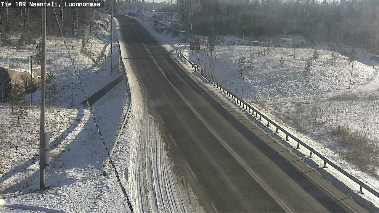 Weather Camera Image Road 189 Naantali, Luonnonmaa, Naantali, Varsinais-Suomi