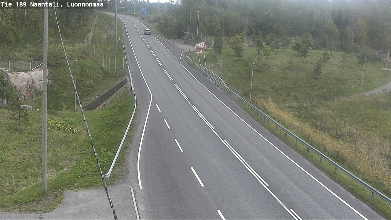 Weather Camera Image Road 189 Naantali, Luonnonmaa, Naantali, Varsinais-Suomi
