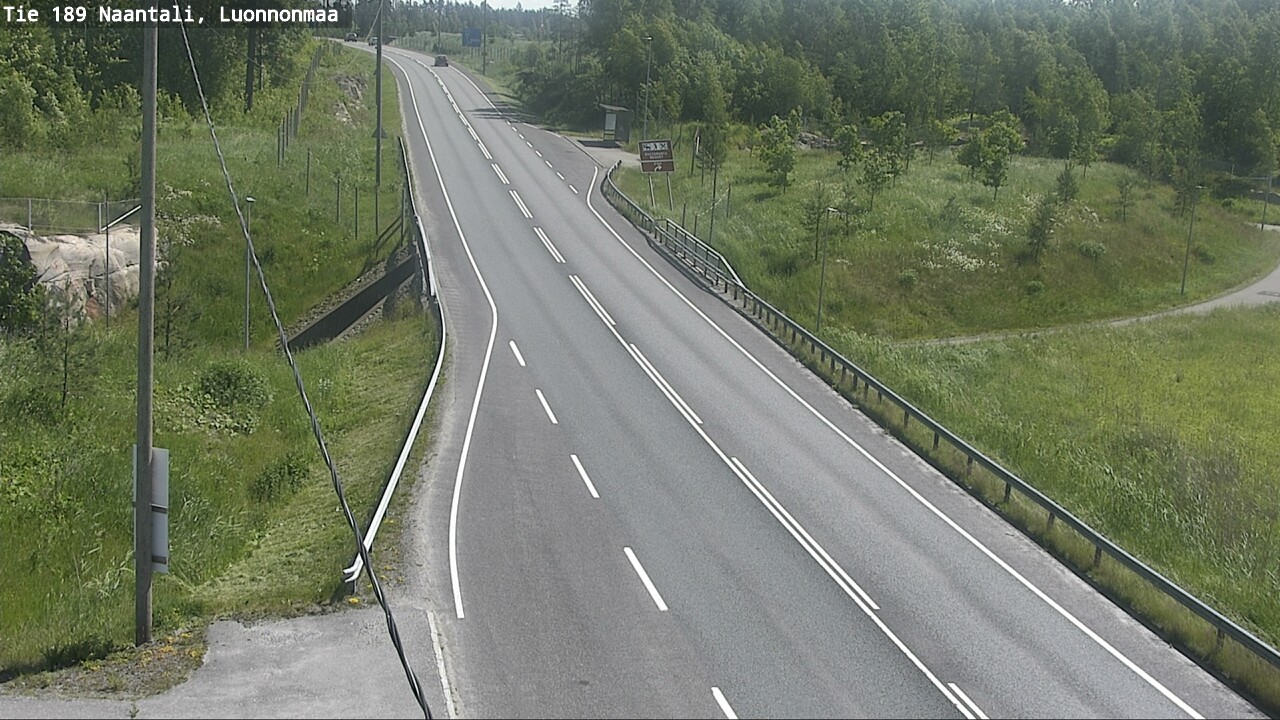 Weather Camera Image Väg 189 Nådendal, Luonnonmaa, Naantali, Varsinais-Suomi