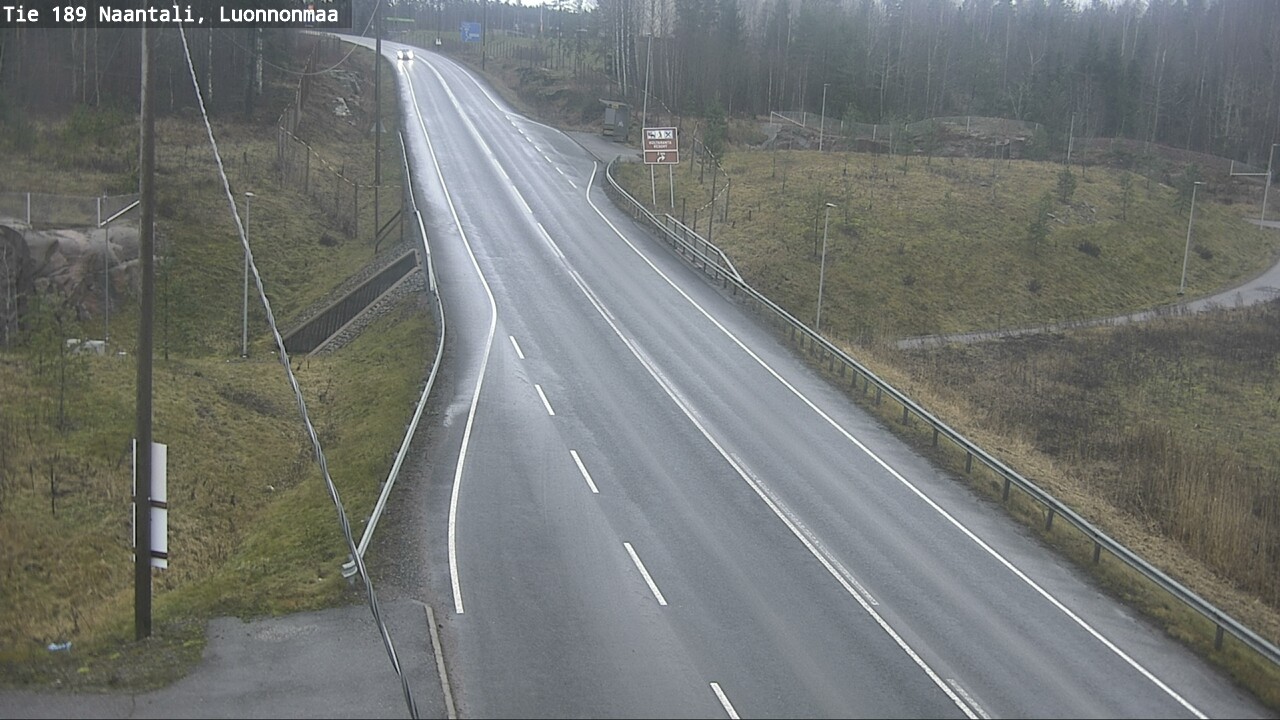 Weather Camera Image Väg 189 Nådendal, Luonnonmaa, Naantali, Varsinais-Suomi