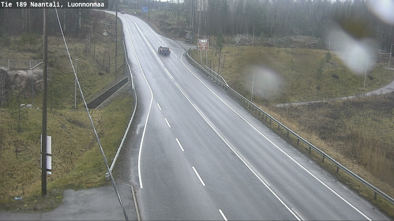 Weather Camera Image Väg 189 Nådendal, Luonnonmaa, Naantali, Varsinais-Suomi