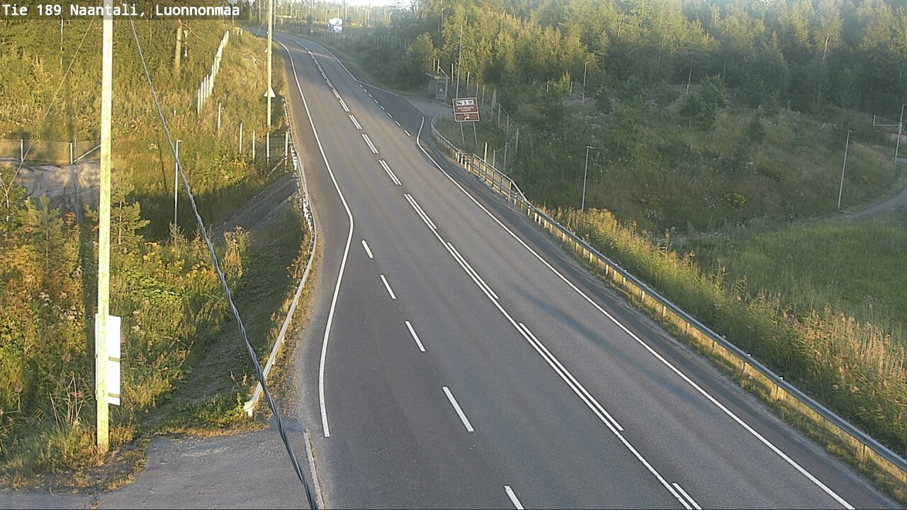 Weather Camera Image Road 189 Naantali, Luonnonmaa, Naantali, Varsinais-Suomi