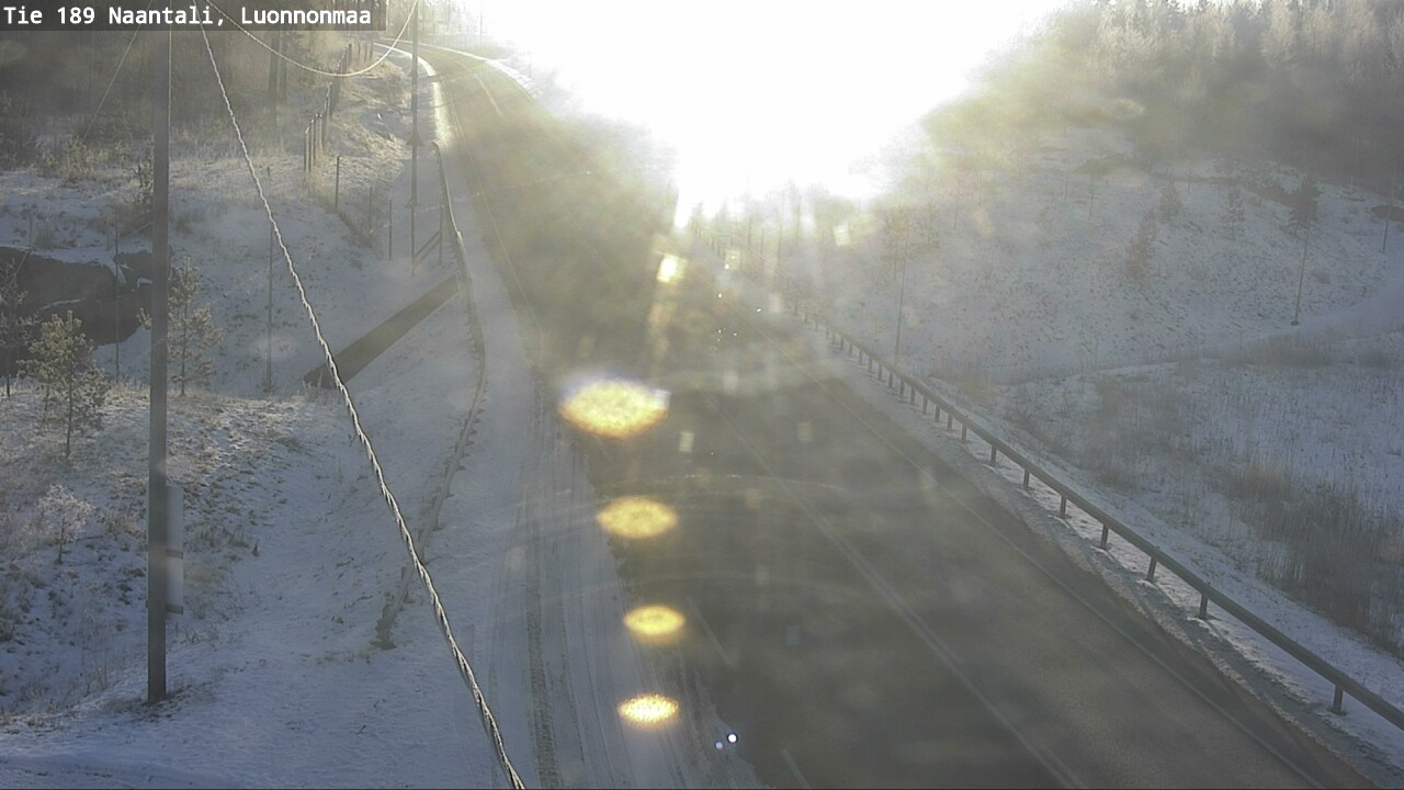 Weather Camera Image Väg 189 Nådendal, Luonnonmaa, Naantali, Varsinais-Suomi