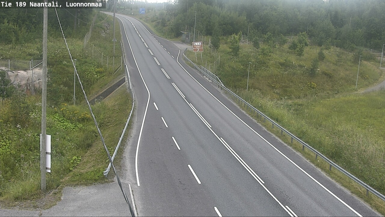 Weather Camera Image Road 189 Naantali, Luonnonmaa, Naantali, Varsinais-Suomi