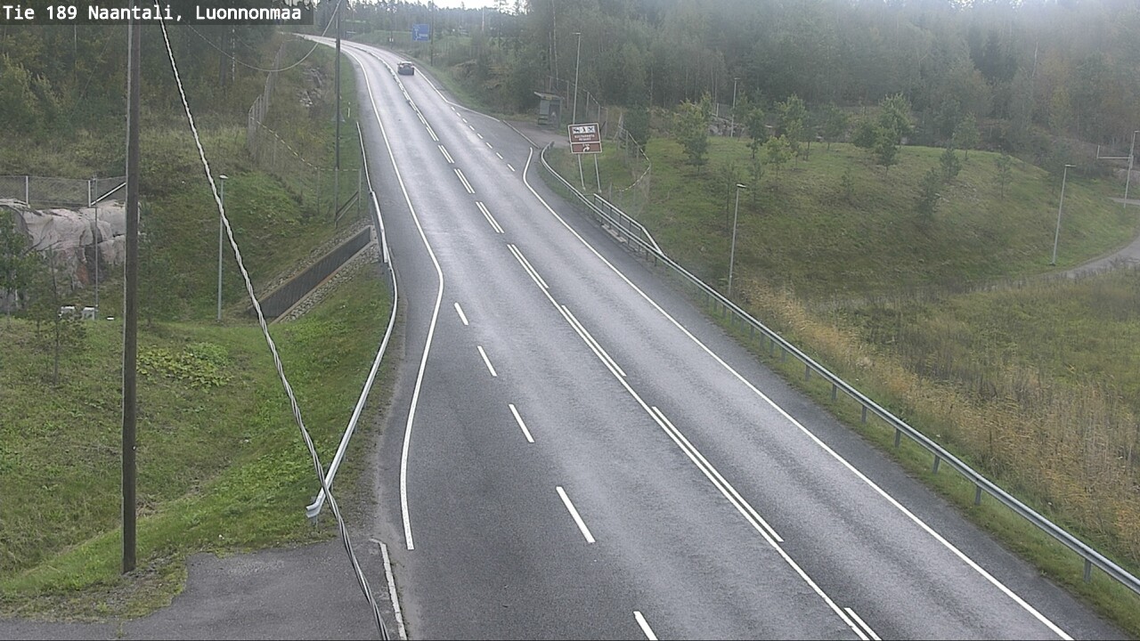 Weather Camera Image Road 189 Naantali, Luonnonmaa, Naantali, Varsinais-Suomi