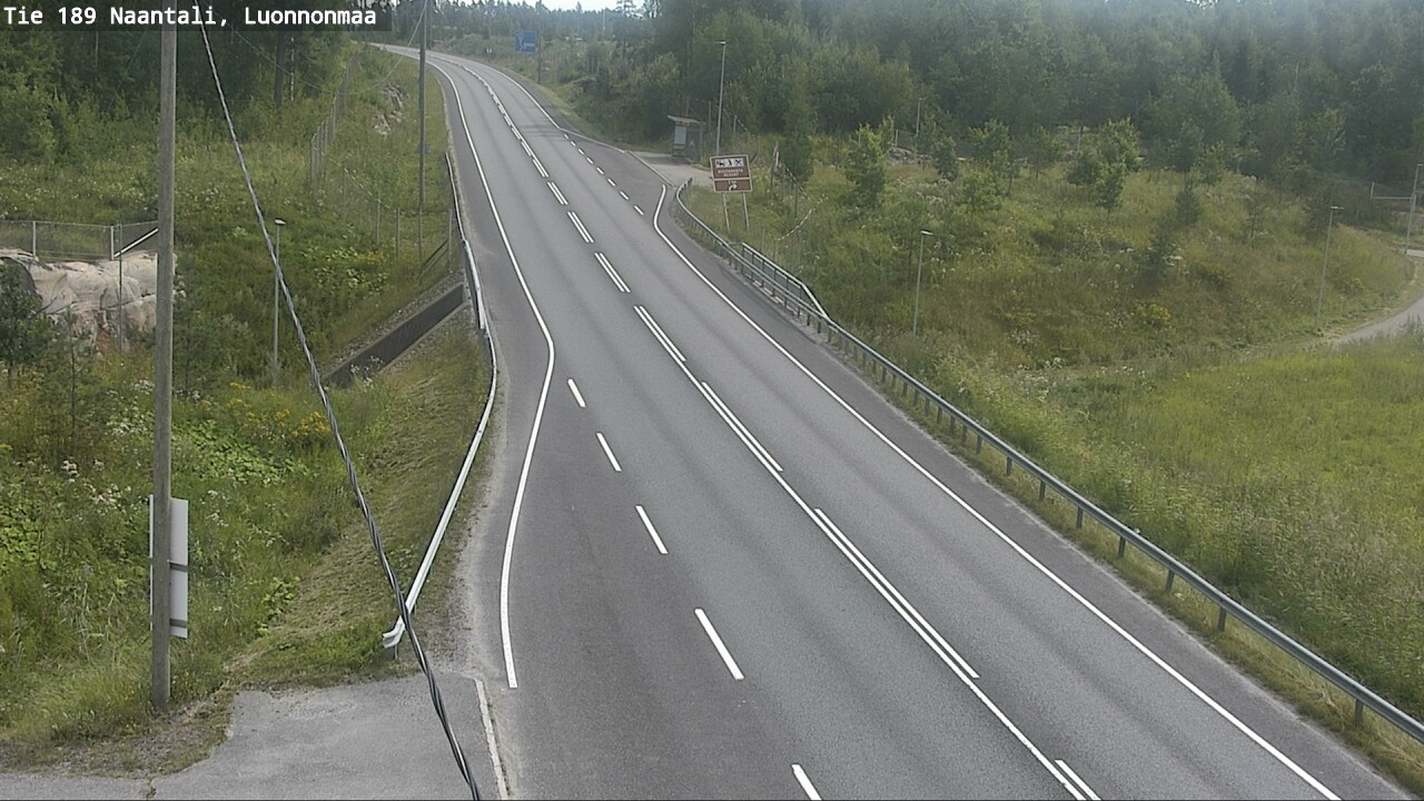 Weather Camera Image Road 189 Naantali, Luonnonmaa, Naantali, Varsinais-Suomi