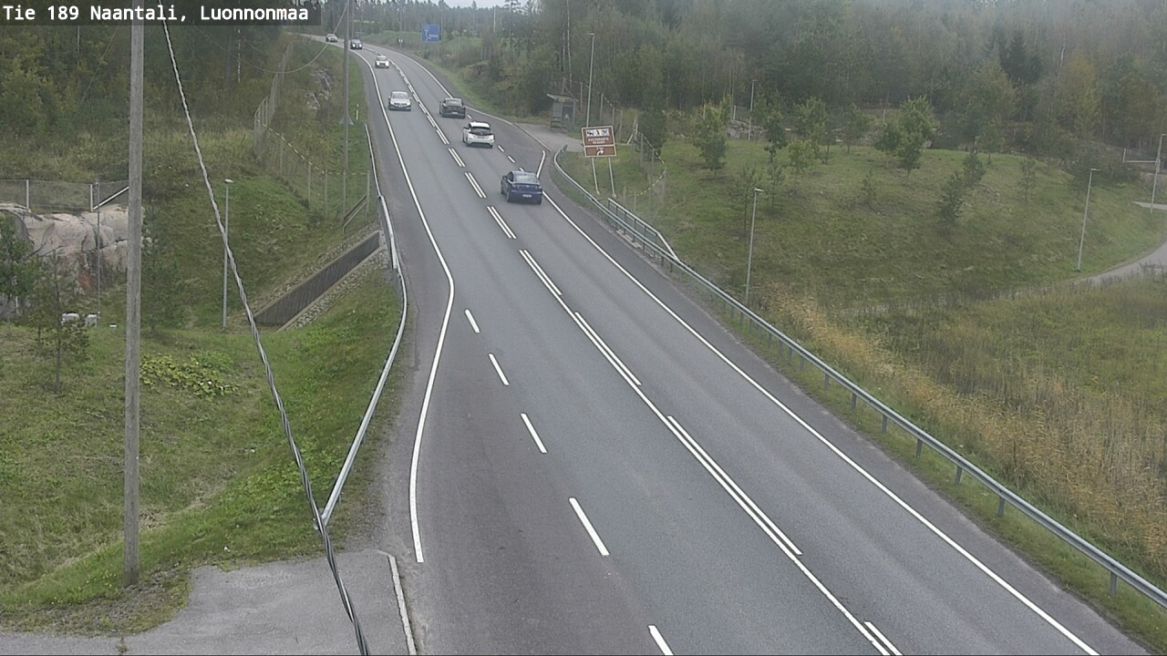 Weather Camera Image Road 189 Naantali, Luonnonmaa, Naantali, Varsinais-Suomi
