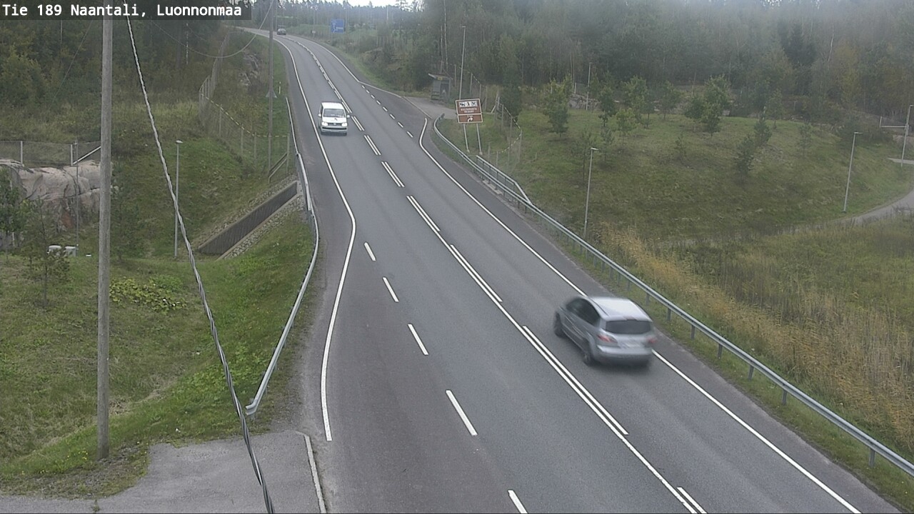 Weather Camera Image Road 189 Naantali, Luonnonmaa, Naantali, Varsinais-Suomi