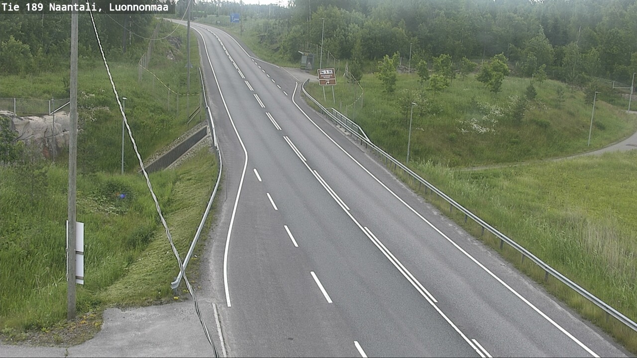 Weather Camera Image Väg 189 Nådendal, Luonnonmaa, Naantali, Varsinais-Suomi