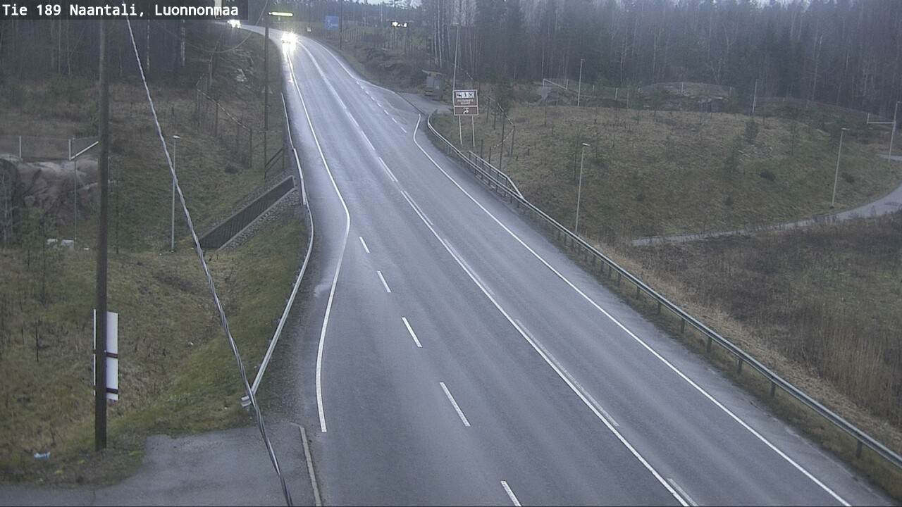 Weather Camera Image Väg 189 Nådendal, Luonnonmaa, Naantali, Varsinais-Suomi