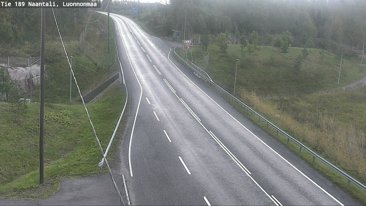 Weather Camera Image Road 189 Naantali, Luonnonmaa, Naantali, Varsinais-Suomi