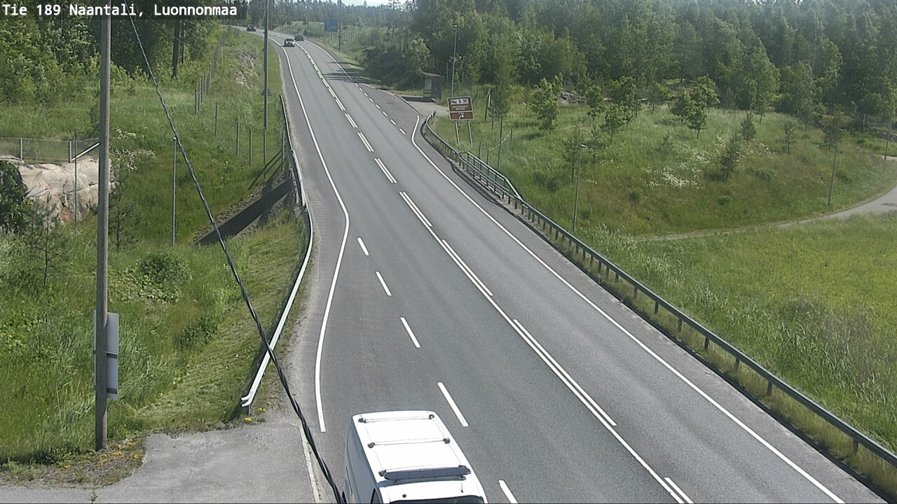 Weather Camera Image Road 189 Naantali, Luonnonmaa, Naantali, Varsinais-Suomi