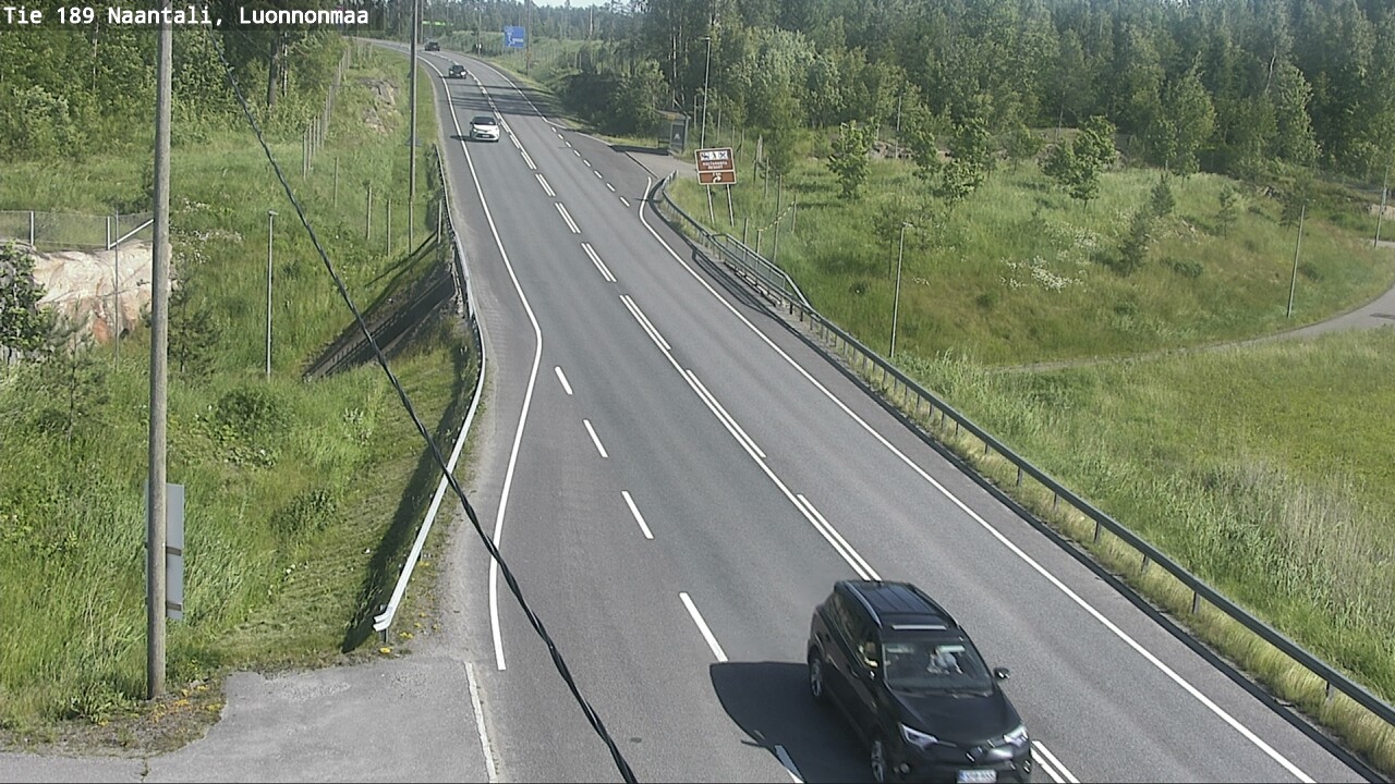 Weather Camera Image Road 189 Naantali, Luonnonmaa, Naantali, Varsinais-Suomi
