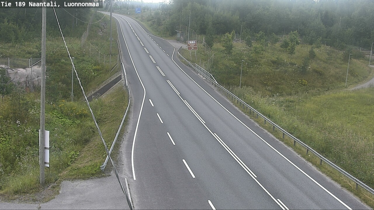 Weather Camera Image Road 189 Naantali, Luonnonmaa, Naantali, Varsinais-Suomi