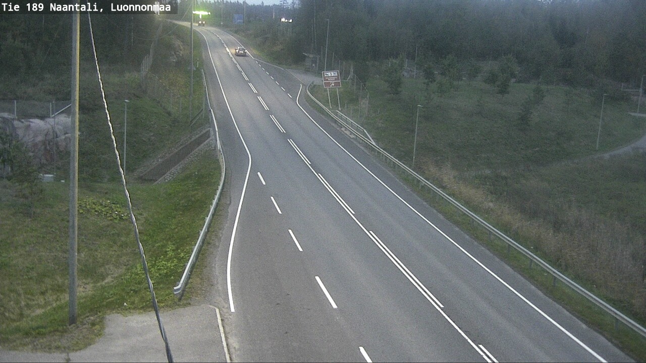 Weather Camera Image Road 189 Naantali, Luonnonmaa, Naantali, Varsinais-Suomi