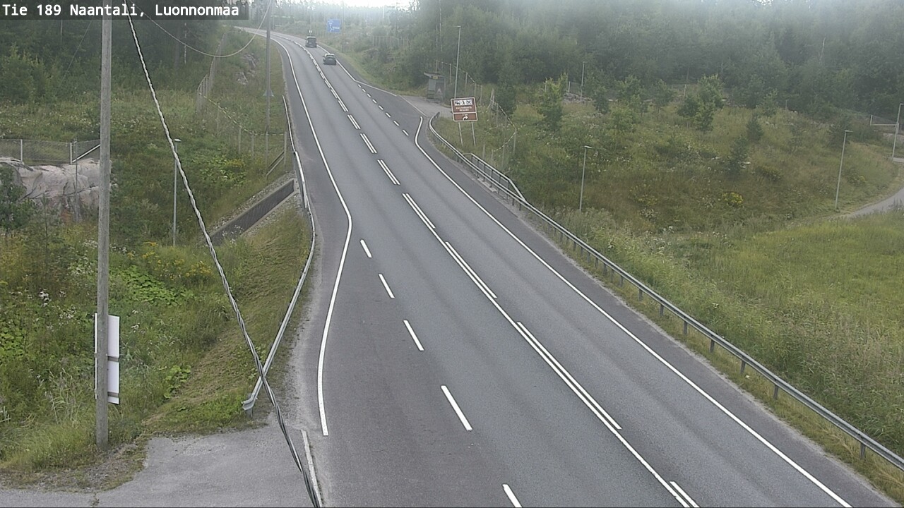 Weather Camera Image Road 189 Naantali, Luonnonmaa, Naantali, Varsinais-Suomi