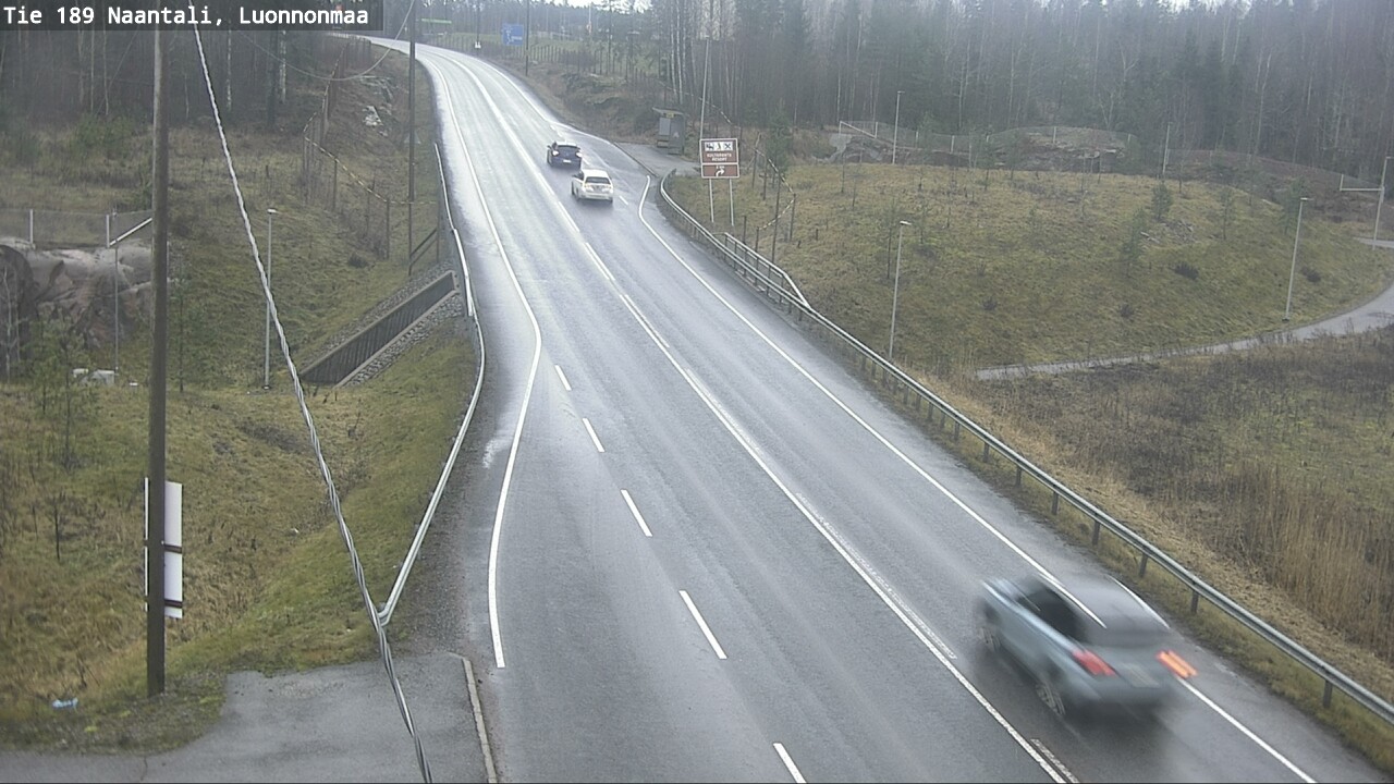 Weather Camera Image Väg 189 Nådendal, Luonnonmaa, Naantali, Varsinais-Suomi