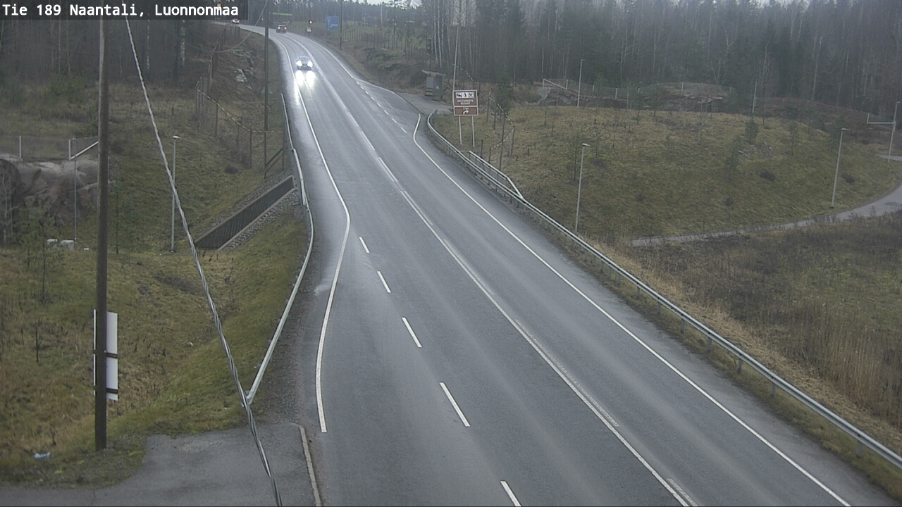 Weather Camera Image Road 189 Naantali, Luonnonmaa, Naantali, Varsinais-Suomi