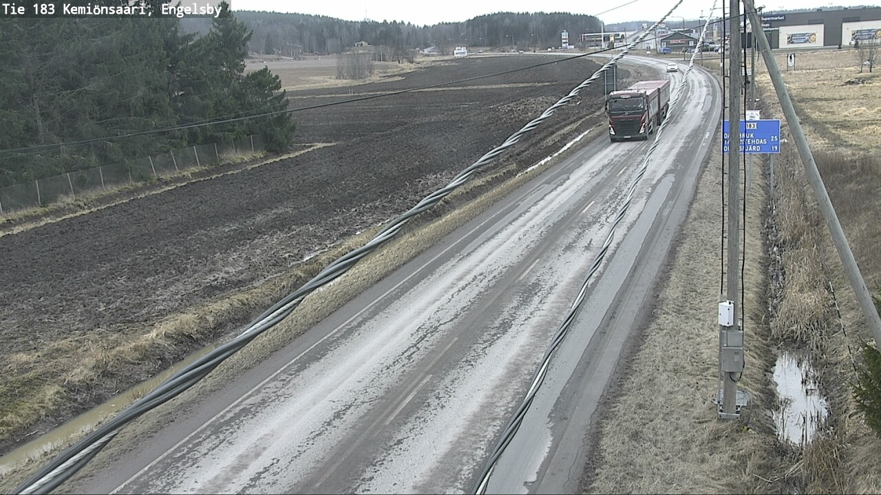 Weather Camera Image Road 183 Kemiönsaari, Engelsby, Kemiönsaari, Varsinais-Suomi
