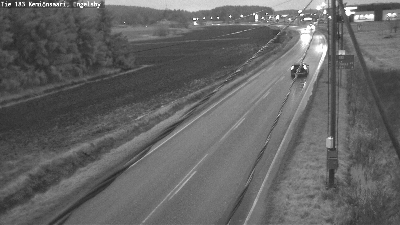 Weather Camera Image Väg 183 Kimito, Engelsby, Kemiönsaari, Varsinais-Suomi