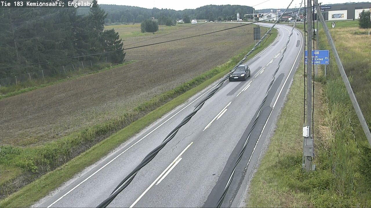 Weather Camera Image Road 183 Kemiönsaari, Engelsby, Kemiönsaari, Varsinais-Suomi