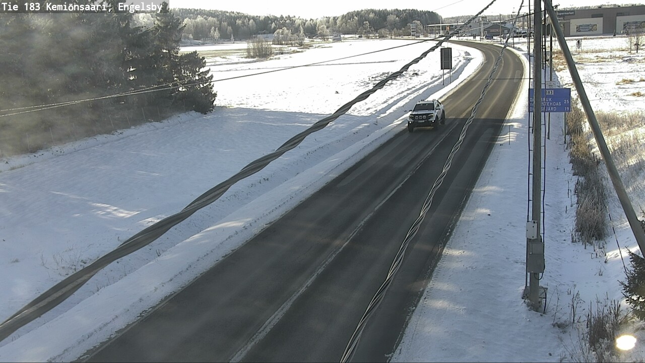 Weather Camera Image Väg 183 Kimito, Engelsby, Kemiönsaari, Varsinais-Suomi