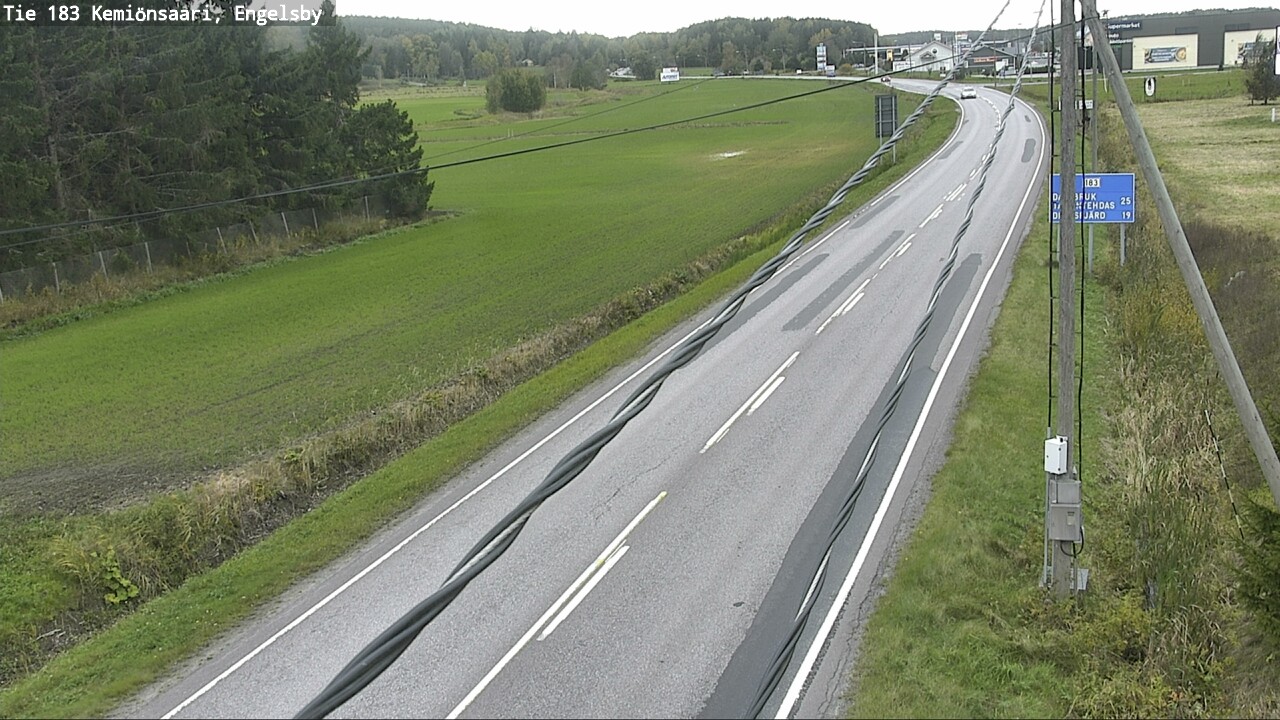 Weather Camera Image Road 183 Kemiönsaari, Engelsby, Kemiönsaari, Varsinais-Suomi