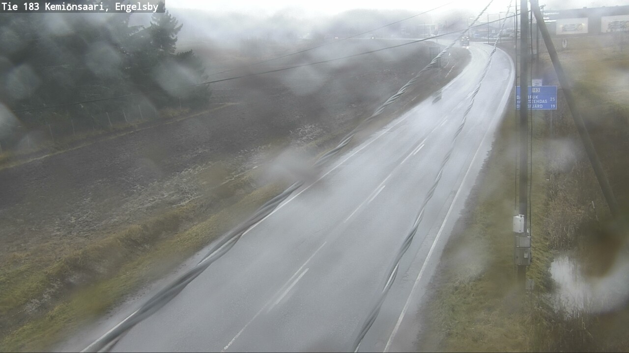 Weather Camera Image Väg 183 Kimito, Engelsby, Kemiönsaari, Varsinais-Suomi