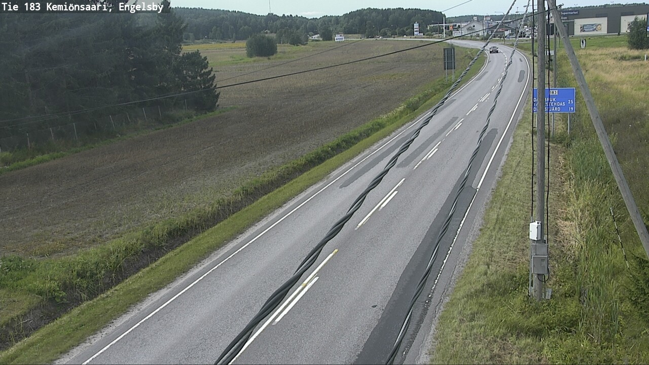 Weather Camera Image Road 183 Kemiönsaari, Engelsby, Kemiönsaari, Varsinais-Suomi