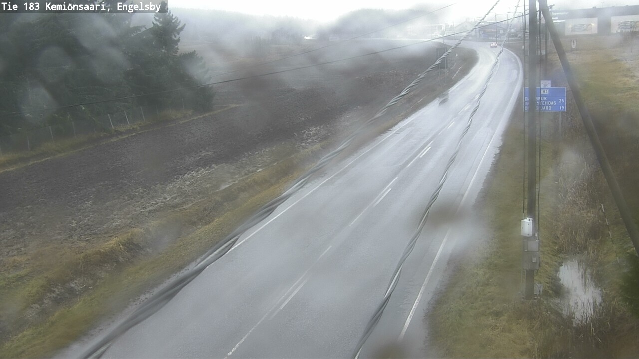 Weather Camera Image Väg 183 Kimito, Engelsby, Kemiönsaari, Varsinais-Suomi