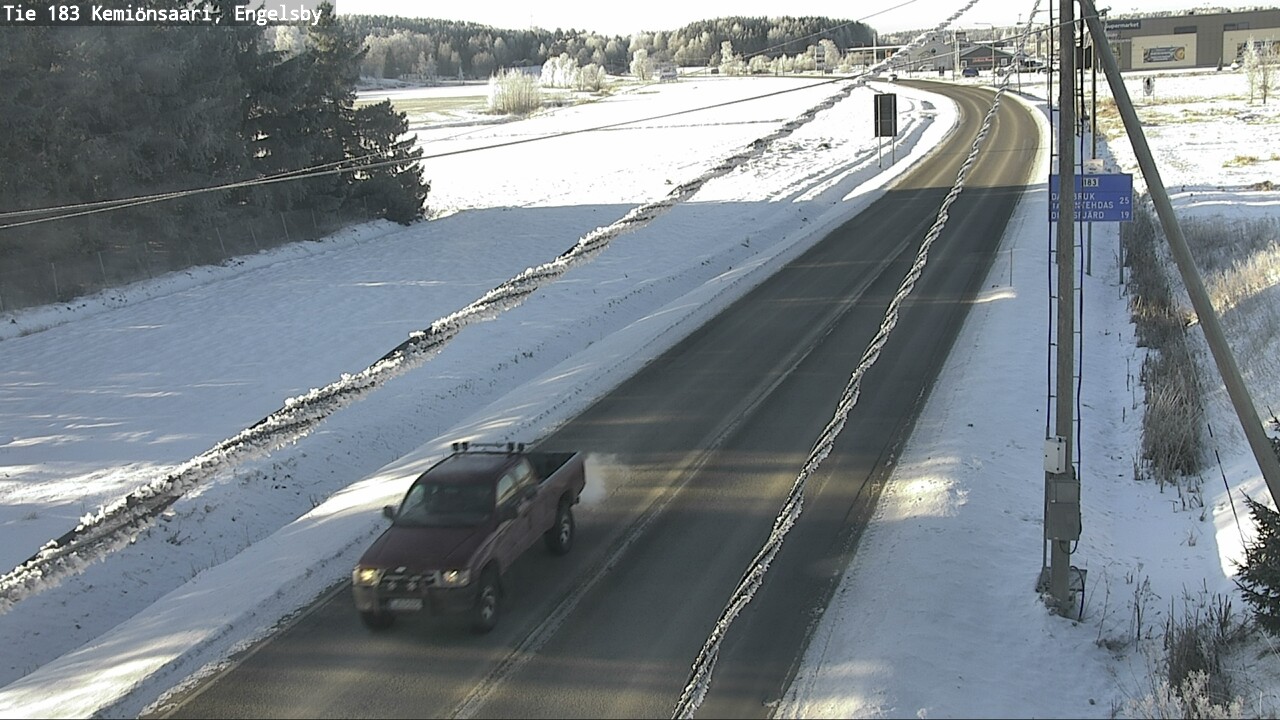 Weather Camera Image Väg 183 Kimito, Engelsby, Kemiönsaari, Varsinais-Suomi