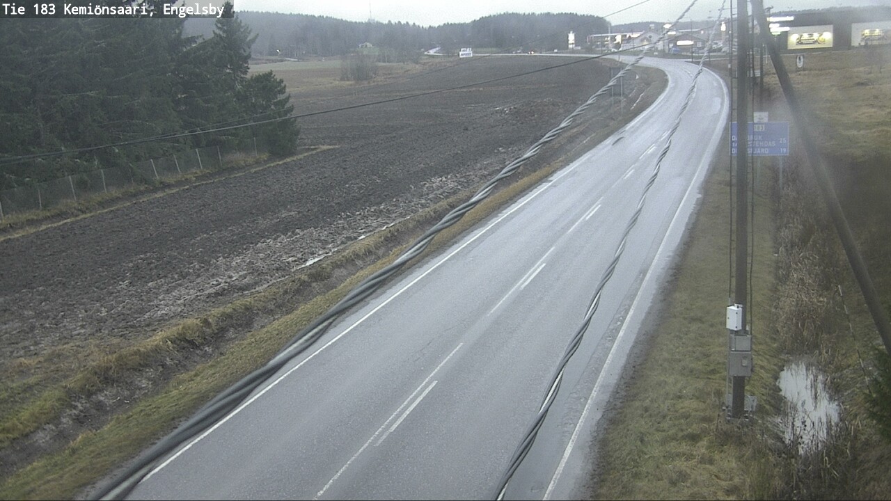 Weather Camera Image Väg 183 Kimito, Engelsby, Kemiönsaari, Varsinais-Suomi