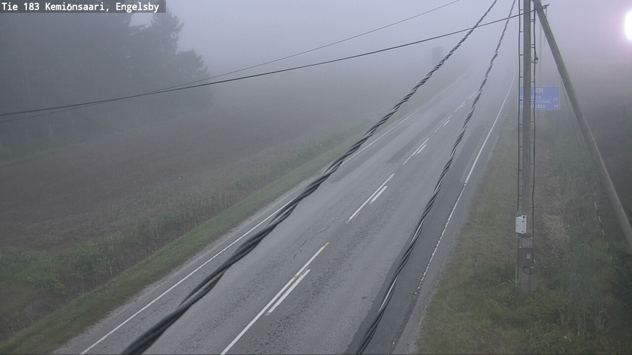 Weather Camera Image Road 183 Kemiönsaari, Engelsby, Kemiönsaari, Varsinais-Suomi