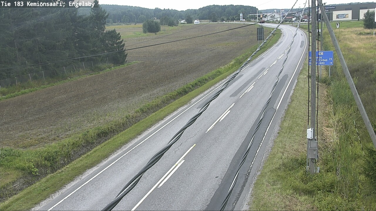 Weather Camera Image Road 183 Kemiönsaari, Engelsby, Kemiönsaari, Varsinais-Suomi
