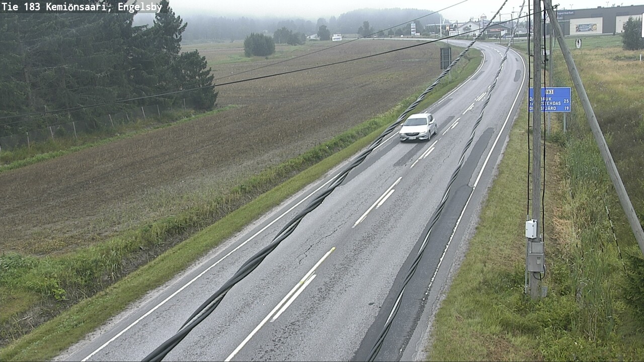 Weather Camera Image Road 183 Kemiönsaari, Engelsby, Kemiönsaari, Varsinais-Suomi