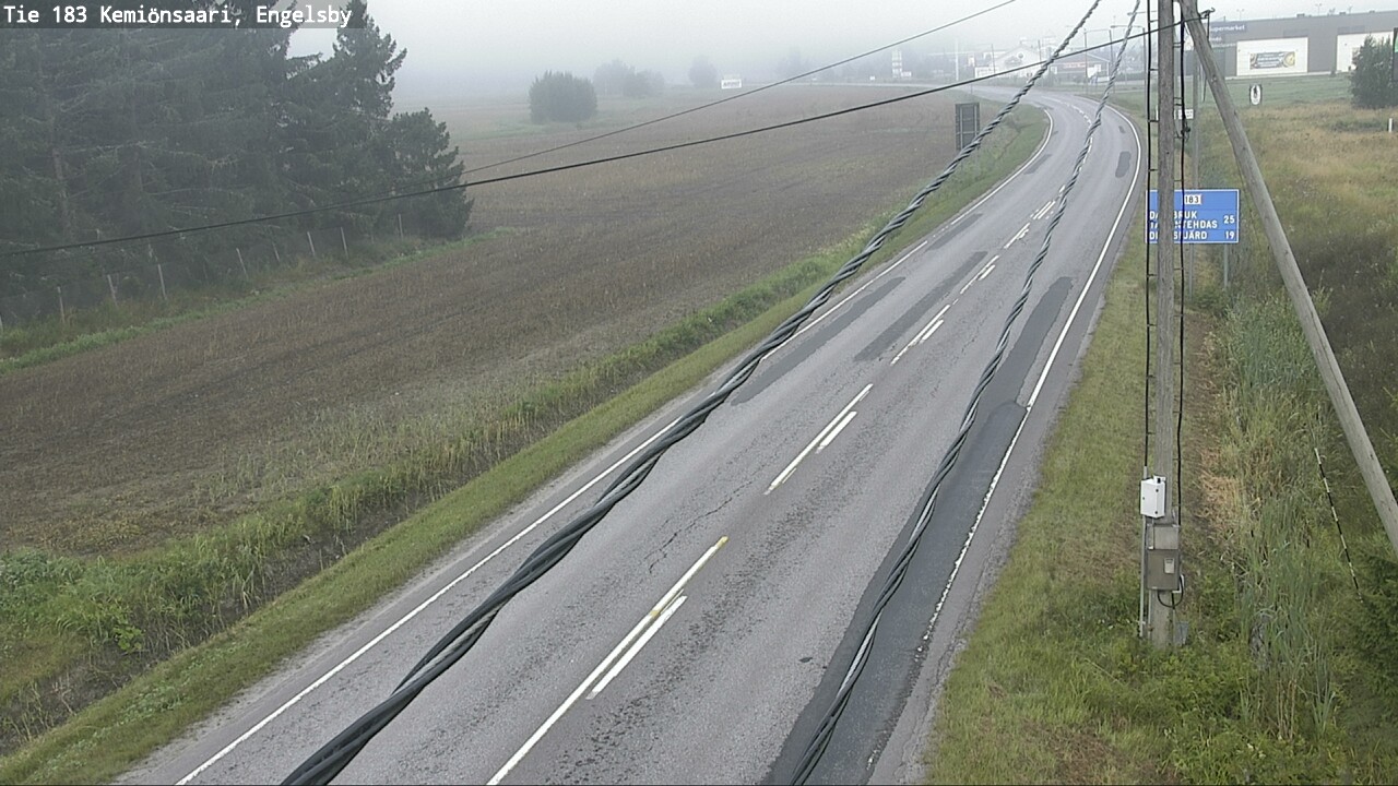 Weather Camera Image Road 183 Kemiönsaari, Engelsby, Kemiönsaari, Varsinais-Suomi