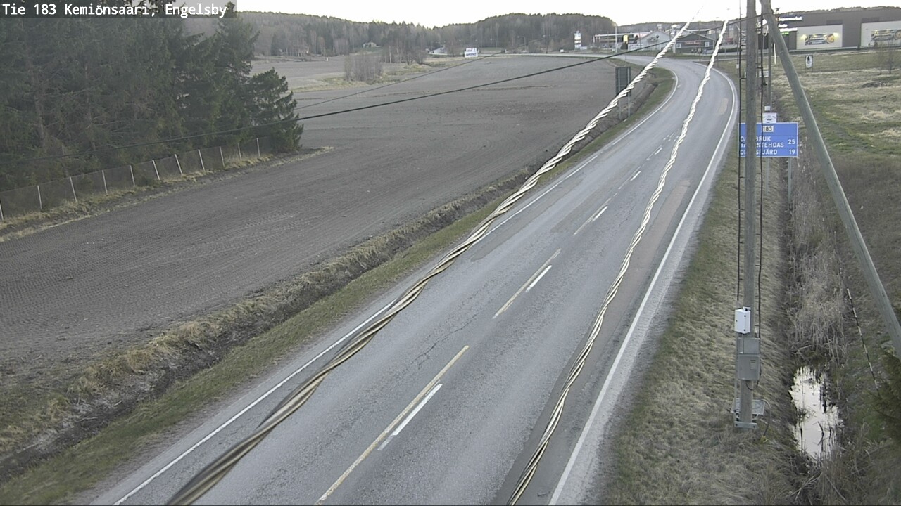Weather Camera Image Road 183 Kemiönsaari, Engelsby, Kemiönsaari, Varsinais-Suomi