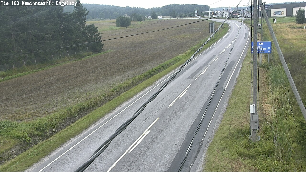 Weather Camera Image Road 183 Kemiönsaari, Engelsby, Kemiönsaari, Varsinais-Suomi