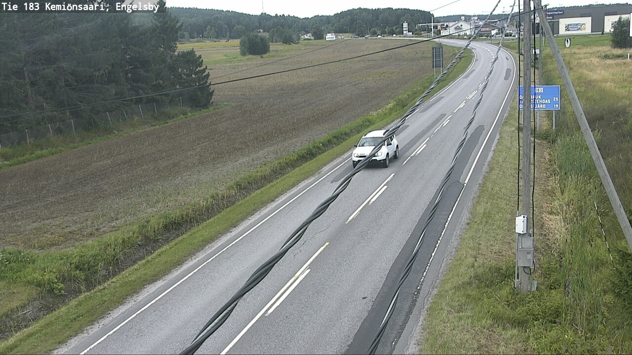 Weather Camera Image Road 183 Kemiönsaari, Engelsby, Kemiönsaari, Varsinais-Suomi