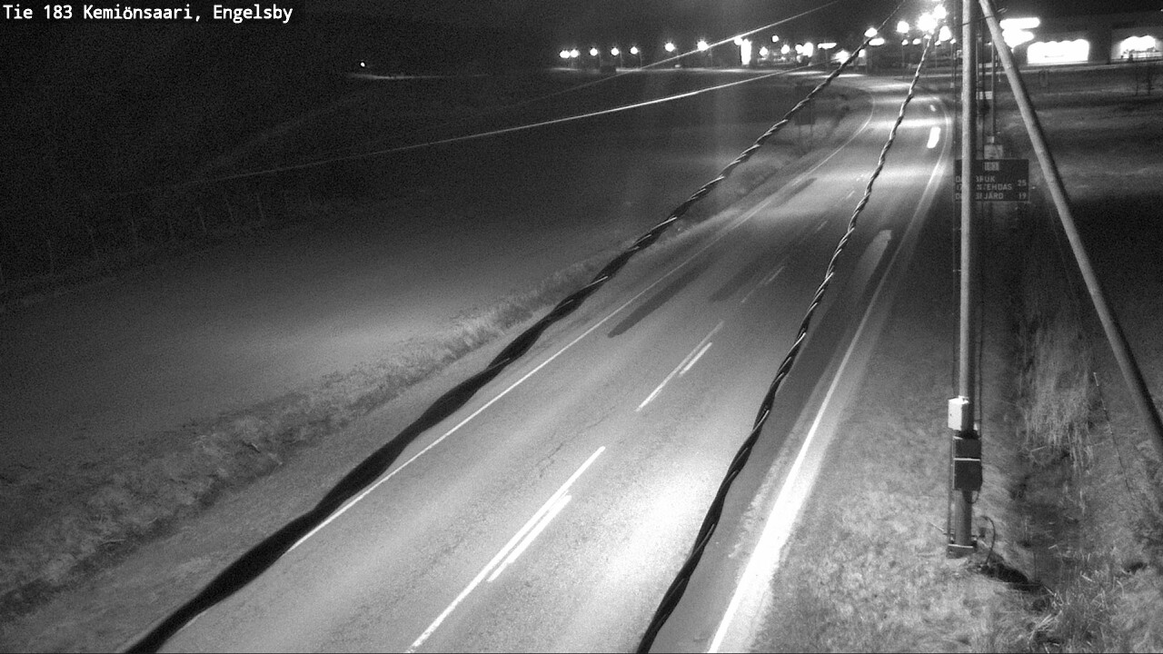 Weather Camera Image Väg 183 Kimito, Engelsby, Kemiönsaari, Varsinais-Suomi