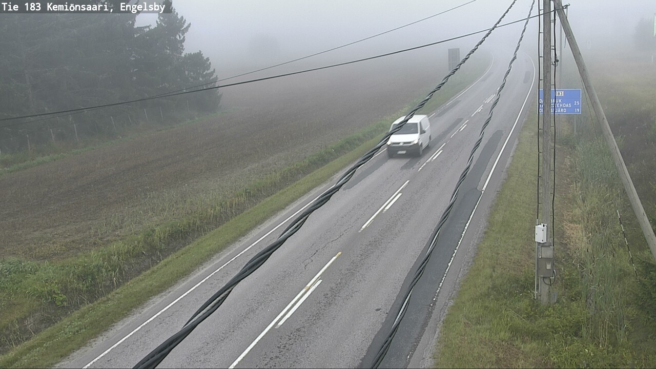 Weather Camera Image Road 183 Kemiönsaari, Engelsby, Kemiönsaari, Varsinais-Suomi