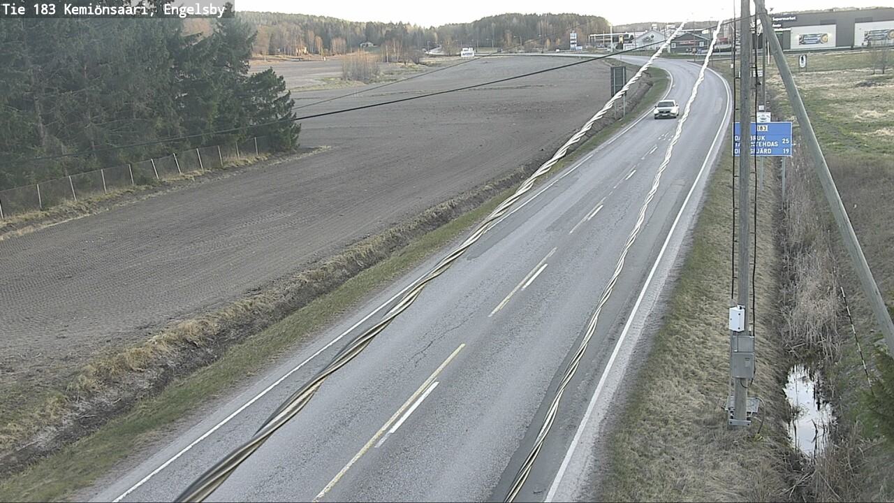 Weather Camera Image Road 183 Kemiönsaari, Engelsby, Kemiönsaari, Varsinais-Suomi