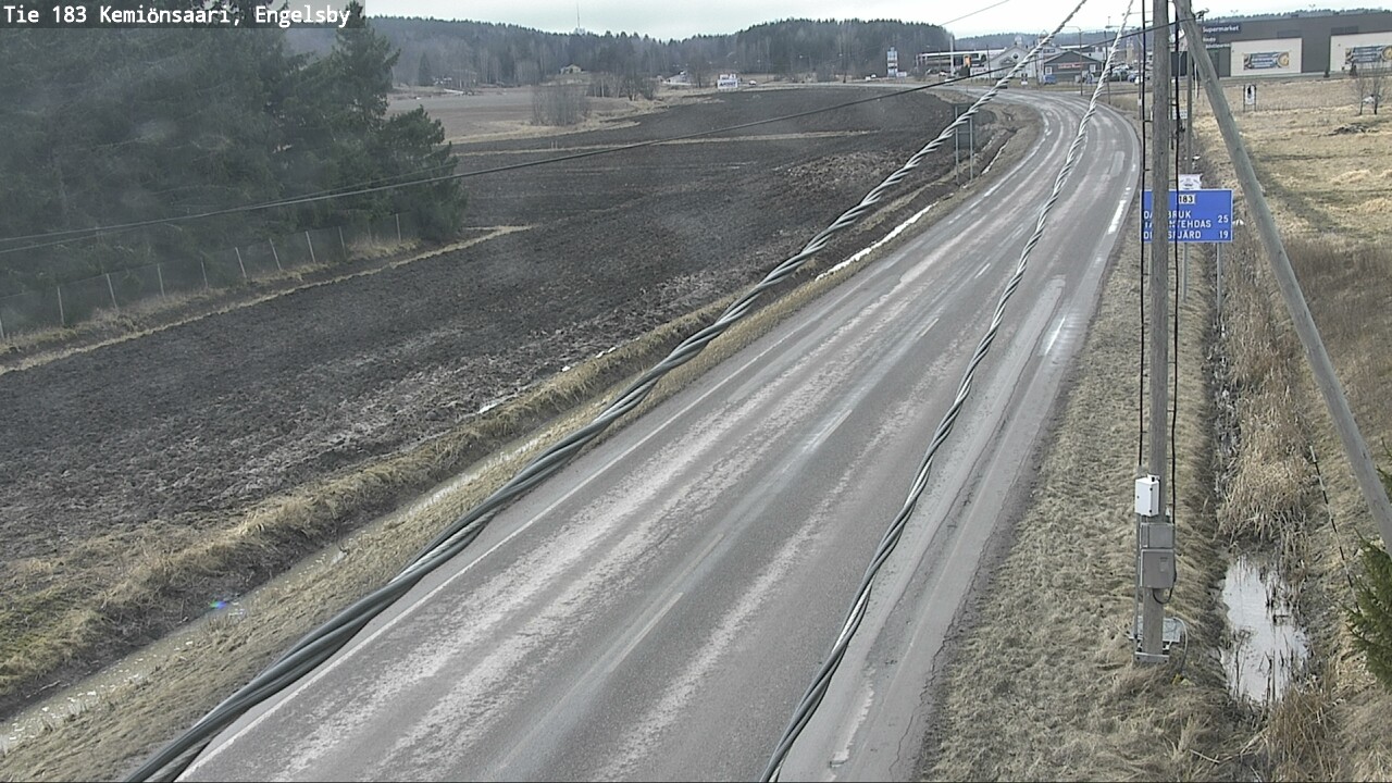 Weather Camera Image Road 183 Kemiönsaari, Engelsby, Kemiönsaari, Varsinais-Suomi