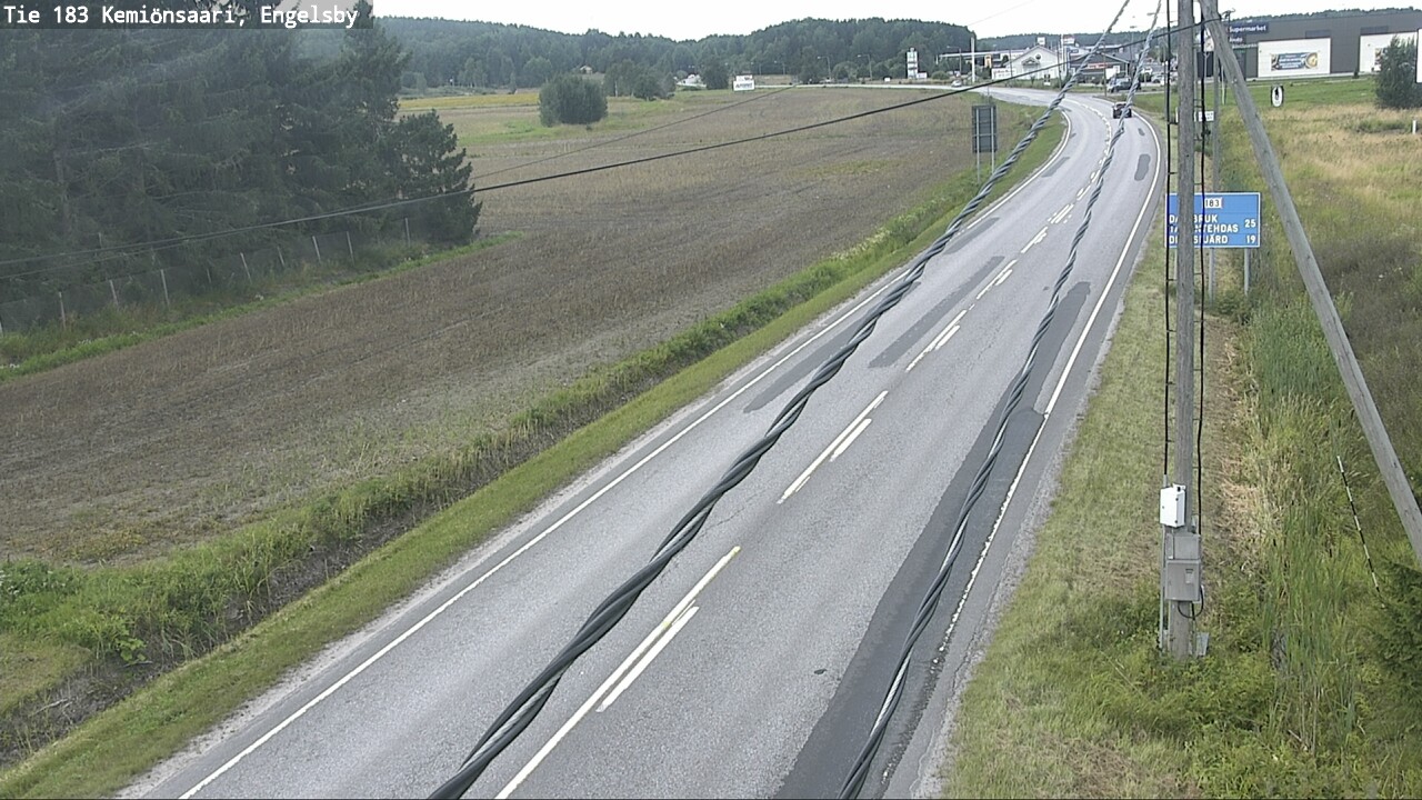 Weather Camera Image Road 183 Kemiönsaari, Engelsby, Kemiönsaari, Varsinais-Suomi