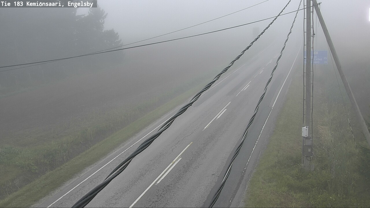 Weather Camera Image Road 183 Kemiönsaari, Engelsby, Kemiönsaari, Varsinais-Suomi