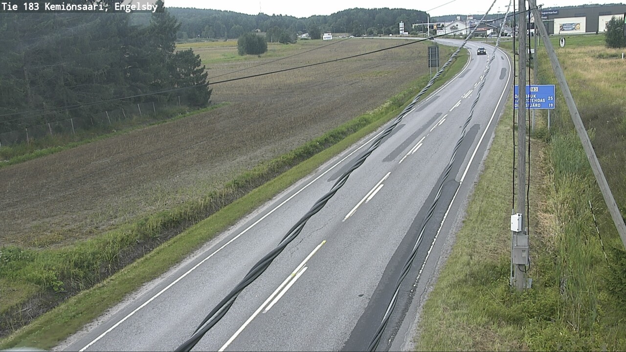 Weather Camera Image Road 183 Kemiönsaari, Engelsby, Kemiönsaari, Varsinais-Suomi